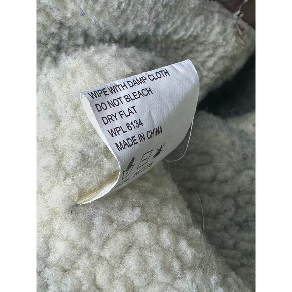 Muk Luks Size 10 Round Toe Tan Mid Calf Lined Comfort Boots Taupe Brown - Picture 9 of 11